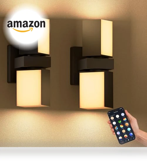 Outdoor Wall Lights — Garden Illumination, XMCOSY+