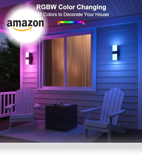 Outdoor Wall Lights — Garden Illumination, XMCOSY+