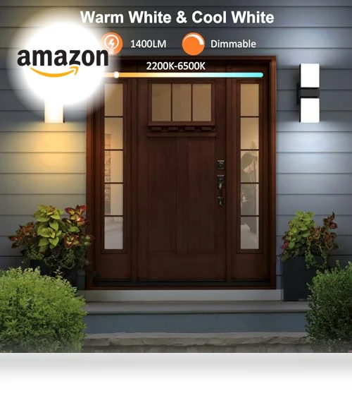 Outdoor Wall Lights — Garden Illumination, XMCOSY+