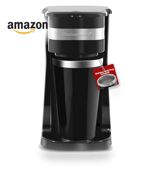 Personal Single-Serve Compact Coffee Maker — Brewing Excellence, Elite Gourmet