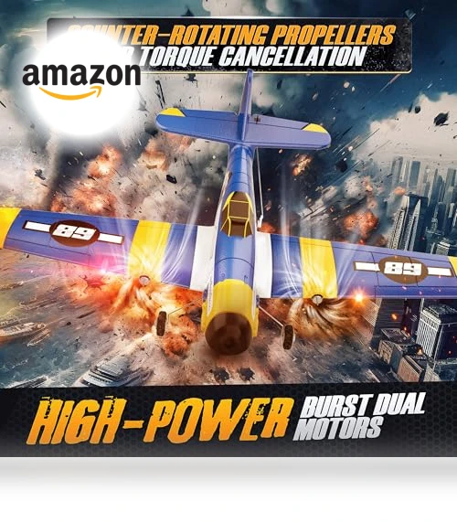 Remote Control Airplane with LED Lights — Remote Control Aircraft, BEZGAR