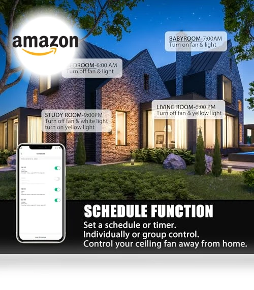 Smart Ceiling Fan with Lights — Ceiling Fans & Accessories, CEME