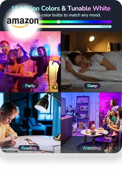 Smart Light Bulbs — LED, EDISHINE