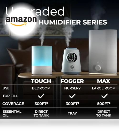 Top Fill Humidifiers — Air Moisturizers, Everlasting Comfort