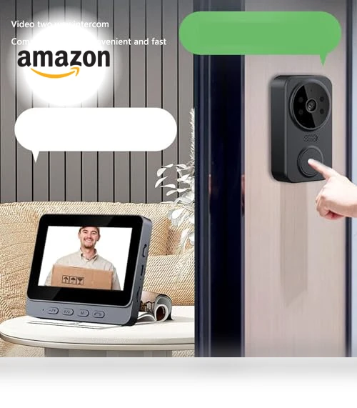 Visual Intercom Doorbell System — Smart Home Security, Zunate