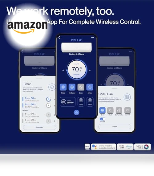Wifi Enabled Mini Split Air Conditioner & Heater — Cooling Solutions, Della