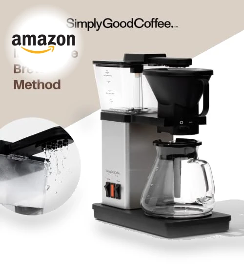 Automatic Drip Pour Over Coffee Brewer — Brewing Excellence, Simply Good Coffee