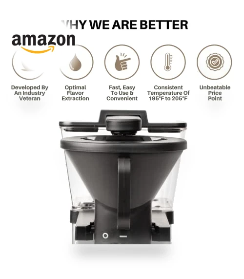 Automatic Drip Pour Over Coffee Brewer — Brewing Excellence, Simply Good Coffee