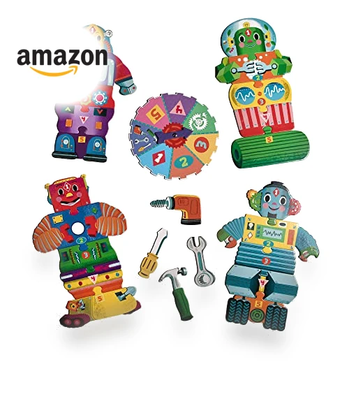 Build a Robot Spinner Game — Outdoor Play, eeBoo