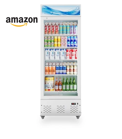 Commercial Beverage Fridge Merchandiser Refrigerator — Drink Coolers, ECEVT