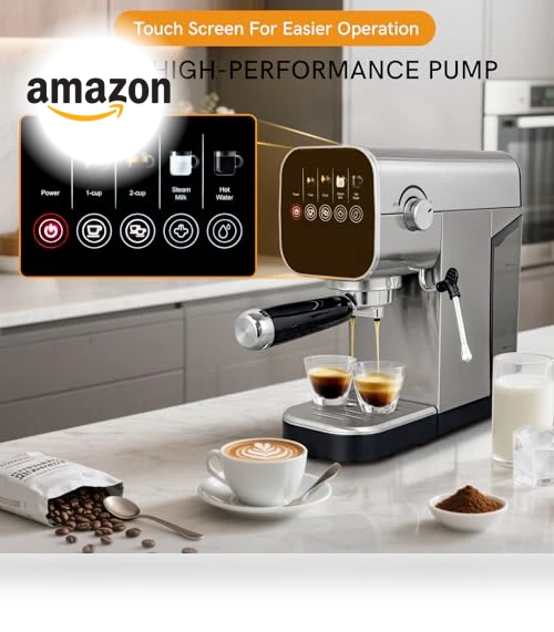 Compact Cappuccino Machine — Coffee & Espresso Combos, BBday