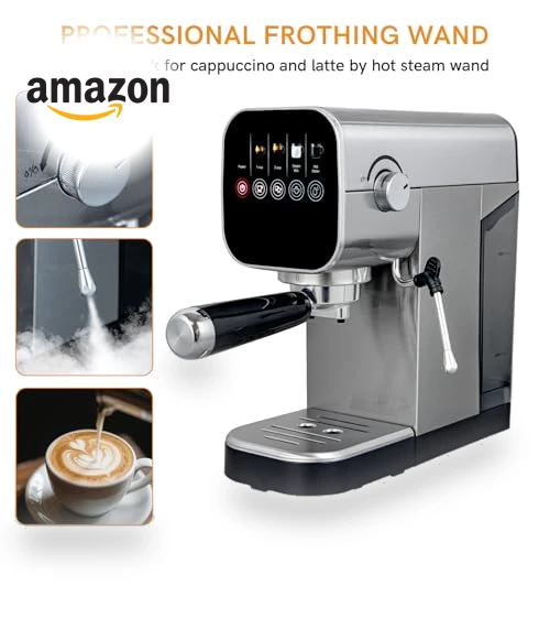 Compact Cappuccino Machine — Coffee & Espresso Combos, BBday