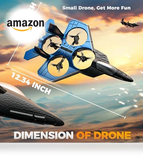 Fighter Airplane Mini Drone — RC Helicopters, BEZGAR