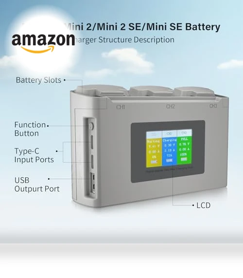 Intelligent Battery with Display Two-Way Charging Hub — Batteries, Aovee