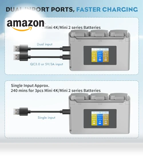 Intelligent Battery with Display Two-Way Charging Hub — Batteries, Aovee