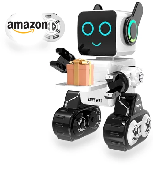 Interactive Intelligent LED Light RC Robot Toy — Interactive Figures & Robots, HBUDS