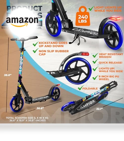 Kick Scooter — Push Scooters, Campior