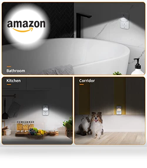 LED Night Lights with Dusk-to-Dawn Sensor — Night Lights, LuxLumin
