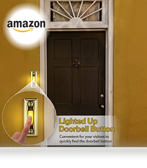 Metal Doorbell Push Button with LED Light — Push Buttons, Dreyoo