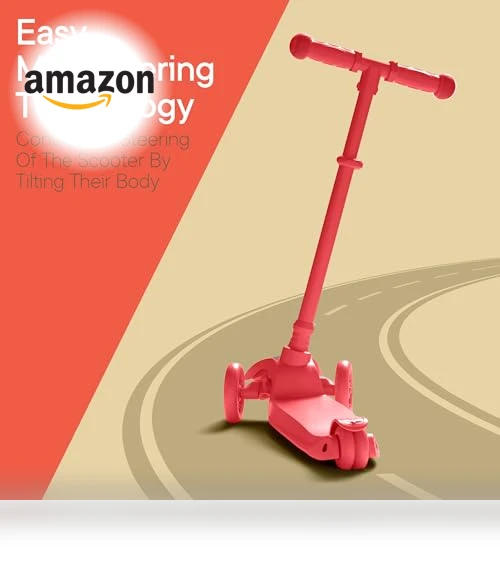 Mini 3 Wheel Scooter for Kids — Electric Vehicles, Campior