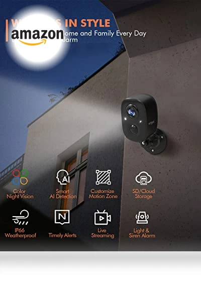 Outdoor Wireless Security Camera — Security Cameras, DZEES
