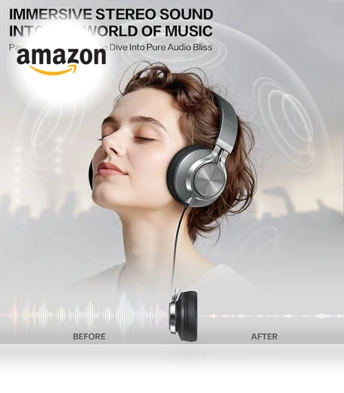 Over Ear Headphones with Microphone — Over-Ear Headphones