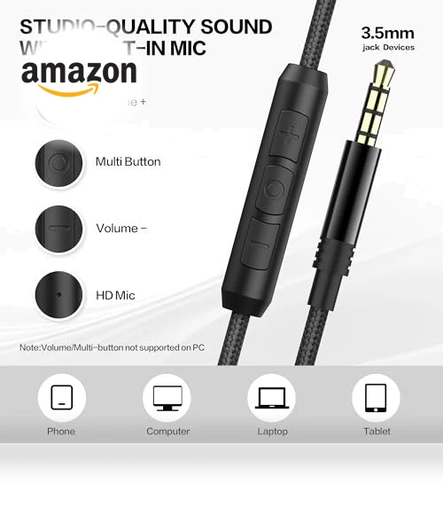 Over Ear Headphones with Microphone — Over-Ear Headphones