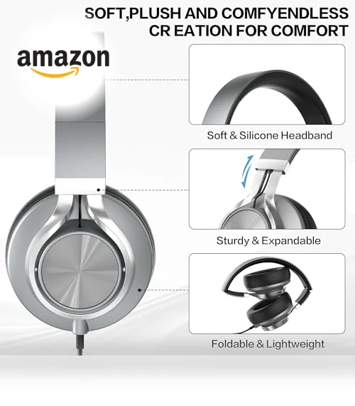 Over Ear Headphones with Microphone — Over-Ear Headphones