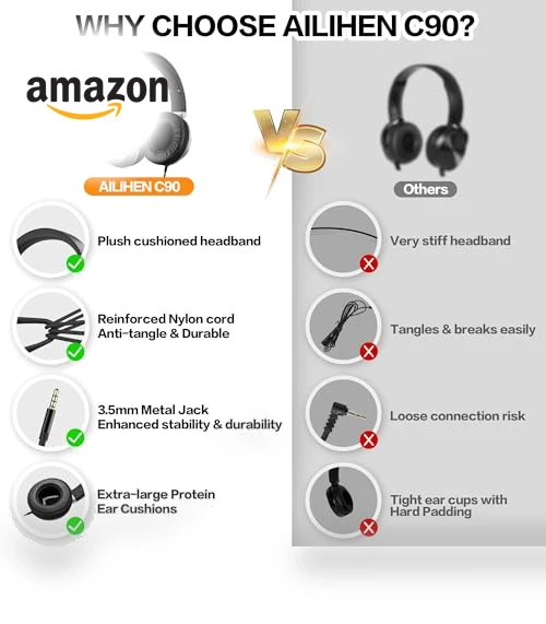Over Ear Headphones with Microphone — Over-Ear Headphones