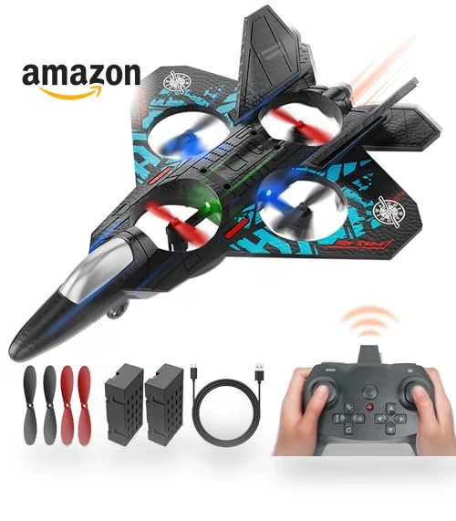 RC Plane with LED Navigation Light — Remote Control Aircraft, BEZGAR