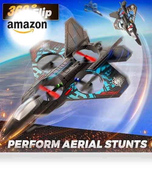 RC Plane with LED Navigation Light — Remote Control Aircraft, BEZGAR
