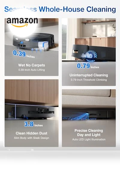 Robot Vacuum and Mop — Smart Cleaning Robots, ECOVACS