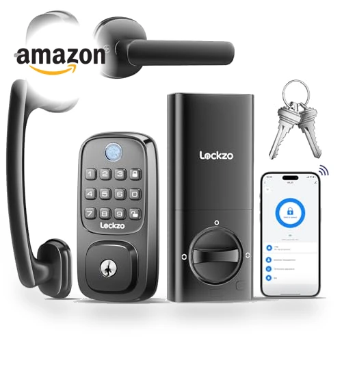 Smart Door Lock with Handle — Locks, Lockzo
