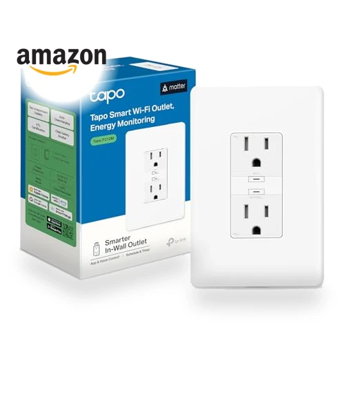 Smart In-Wall Outlet — Smart Home Hubs & Controllers, Tapo