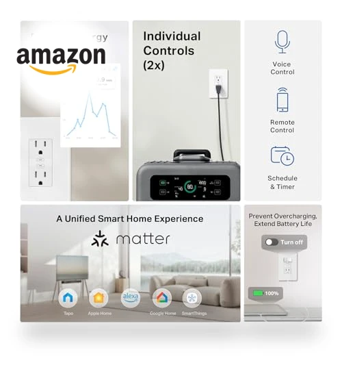 Smart In-Wall Outlet — Smart Home Hubs & Controllers, Tapo