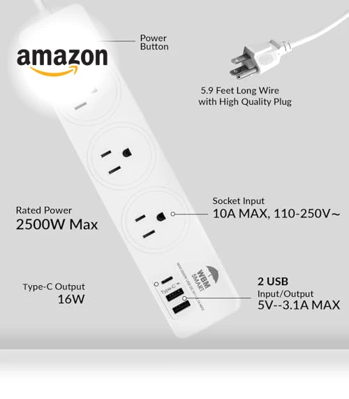 SMART Power Strip — Power Solutions & Surge Protection, WBM