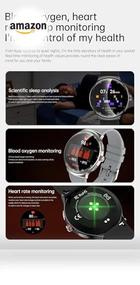 Smart Watch Bluetooth Calls IP68 Waterproof Sport Fitness Tracker — Smartwatches, FILIEKEU