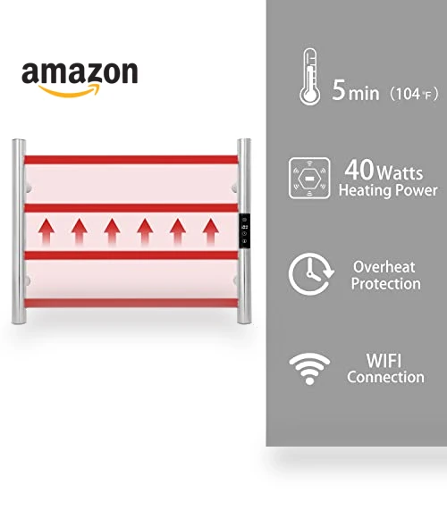 Smart WiFi Towel Warmer Wall Mounted — Towel Warmers, KEG