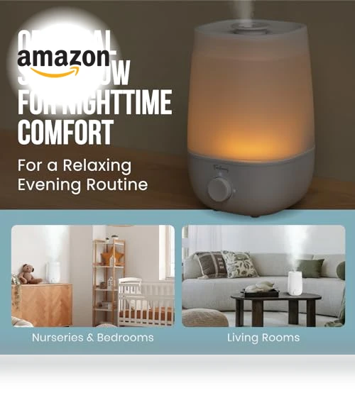 Top-Fill Cool Mist Humidifier — Air Moisturizers, Fontaines Luxury