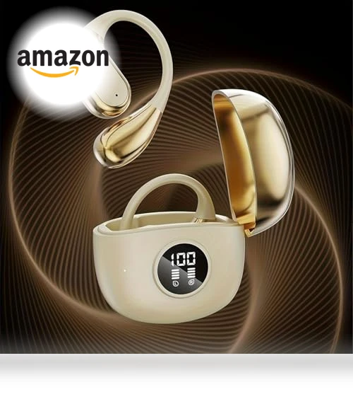 True Wireless Open Ear Bluetooth Headphones — In-Ear Headphones, Chaoyin