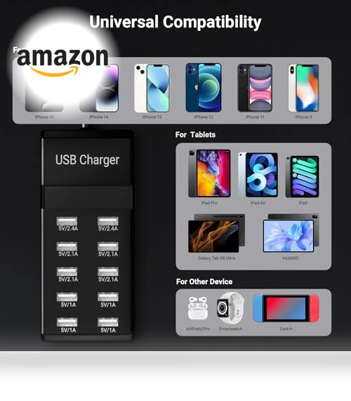 10-Port USB Charging Station — Chargers, SHENZHEN XUAN YANG TECHNOLOGY CO LTD