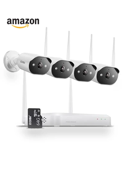 2K Wi-Fi 6 Security Camera System — Surveillance Enclosures & Mounts, ZOSI