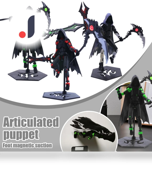 3D-Printed Magnetic Mobile Robot Doll Set — Dolls & Figures, lucky66