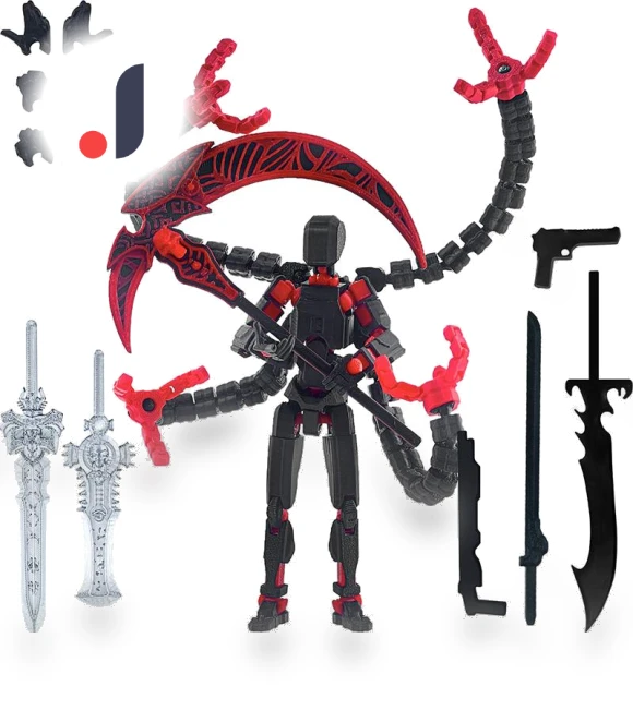 3D-Printed Multi-Jointed Movable Robot — Heroic Collectibles, Independ freedom