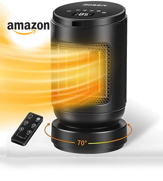 Electric Ceramic Space Heater — Portable Heating Solutions, BOSSIN