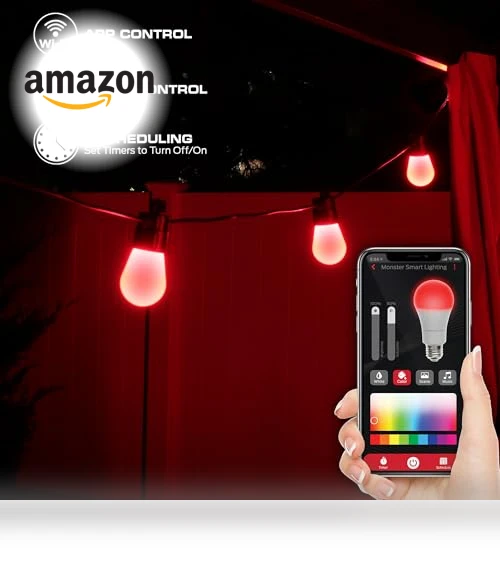 Outdoor Smart RGB+IC+WW String Lights — String Lights, MONSTER
