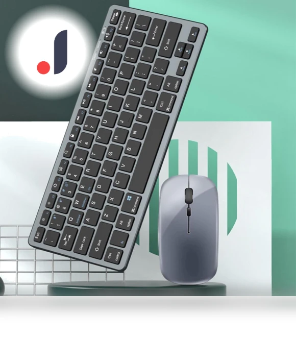 Silent Rechargeable Bluetooth Keyboard and Mouse Set — Keyboards, Computer boost