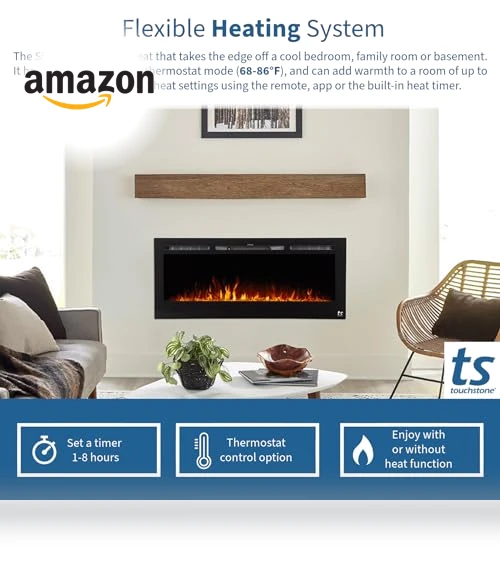 Smart Electric Fireplace — Electric Heating Solutions, Touchstone