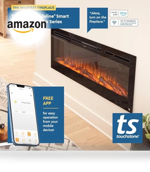 Smart Electric Fireplace — Electric Heating Solutions, Touchstone