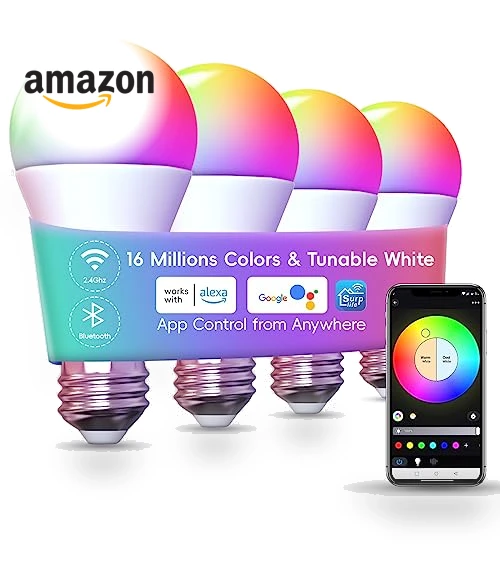 Smart LED Light Bulb - Color Changing Bulbs — LED, Dawwee